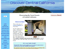 Tablet Screenshot of discover-central-california.com